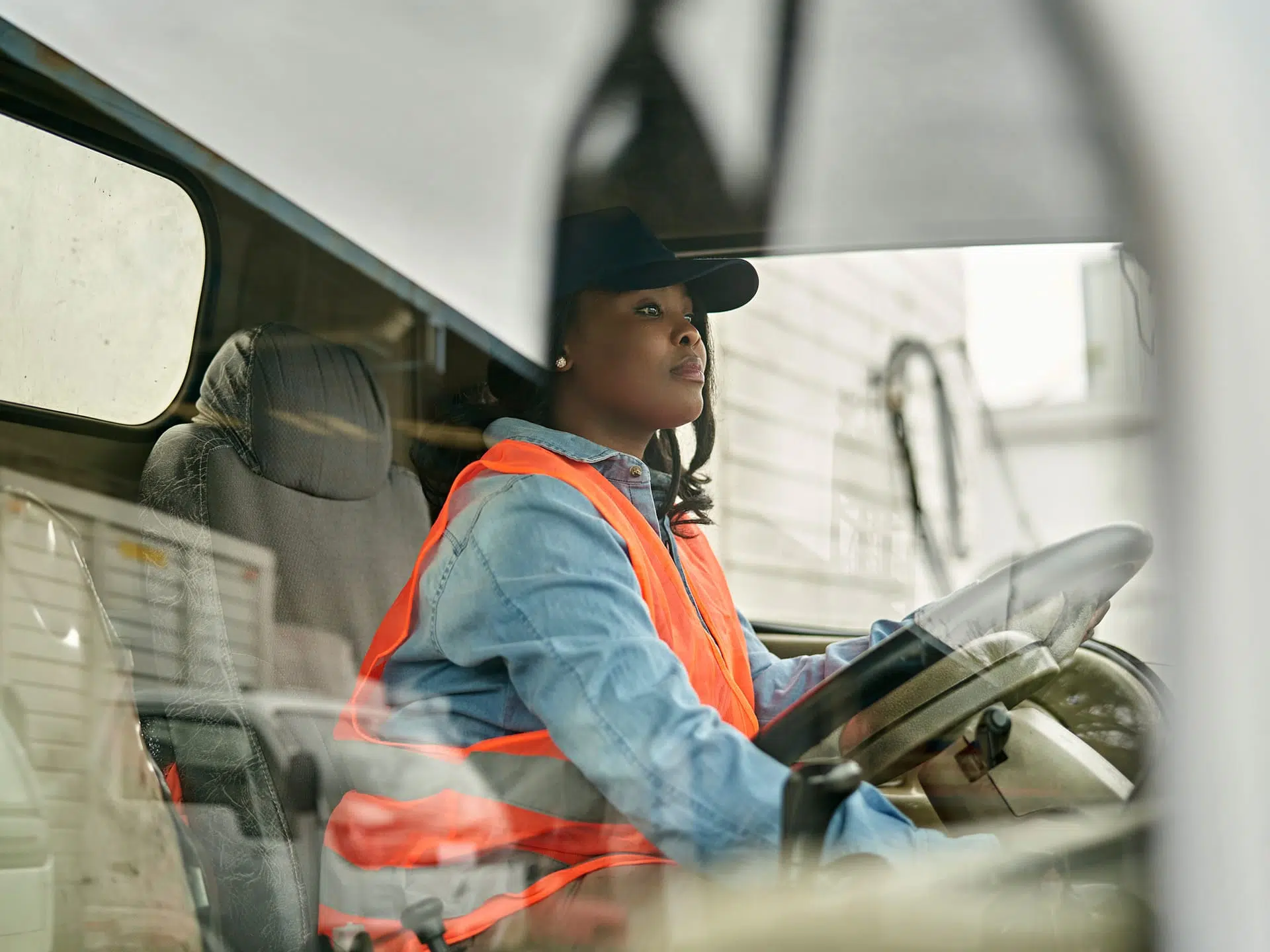 truck driver working