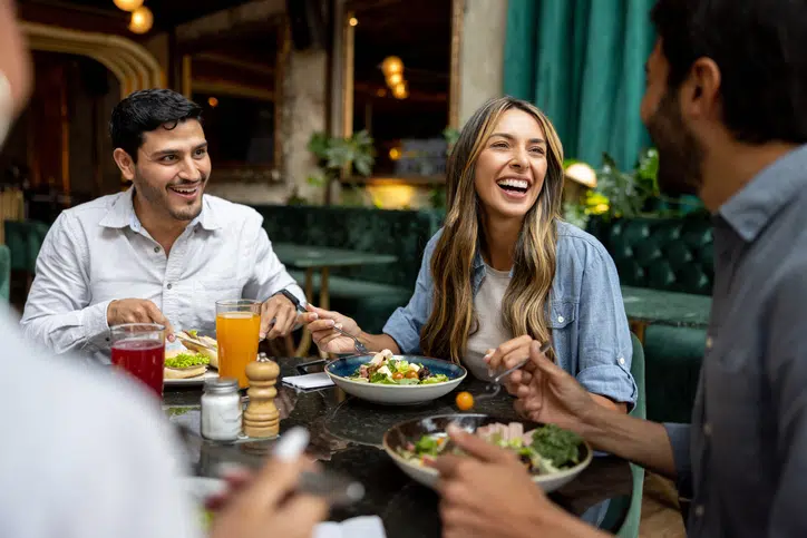 eating restaurant